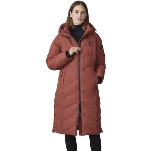 Quilted Parka Katalin Modern Fit Brick , female, Sizes: L, XL, 2XL, M - Junge - Modalova