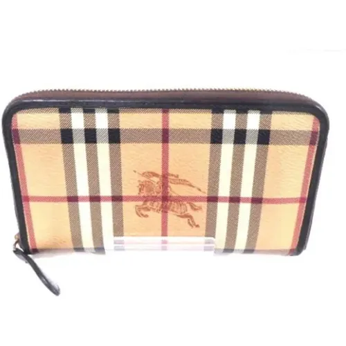 Pre-owned Leather wallets , female, Sizes: ONE SIZE - Burberry Vintage - Modalova