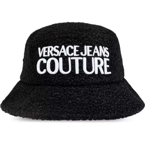 Mütze mit gesticktem Logo , Herren, Größe: L - Versace Jeans Couture - Modalova