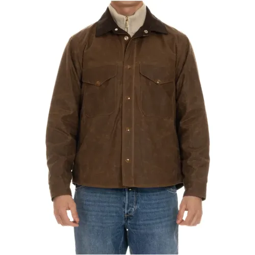 Coats Heavy Shirt Cerata , male, Sizes: XS, 3XS, 2XS - Manifattura Ceccarelli - Modalova