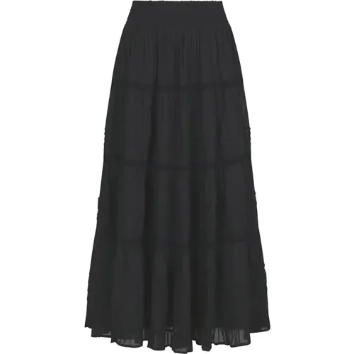 Lace Skirt Felicia S Voile , female, Sizes: XS, XL - NEO NOIR - Modalova