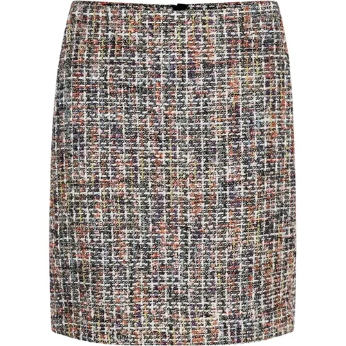 Patterned Pencil Skirt Multi Colour , female, Sizes: S, XS, XL - InWear - Modalova