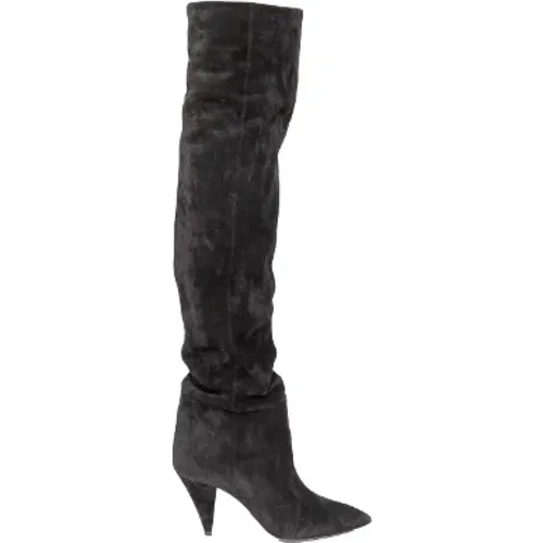 Pre-owned Kaschmir boots - Yves Saint Laurent Vintage - Modalova