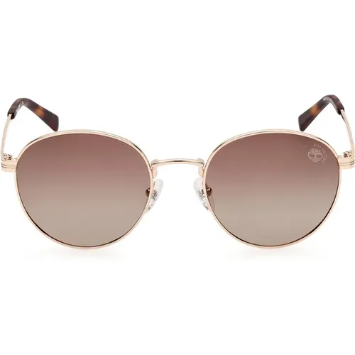 Round Polarized Sunglasses Elegant Style , unisex, Sizes: 52 MM - Timberland - Modalova