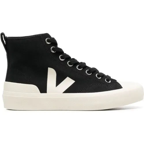 Men's Shoes Sneakers Black Aw22 , male, Sizes: 10 UK - Veja - Modalova