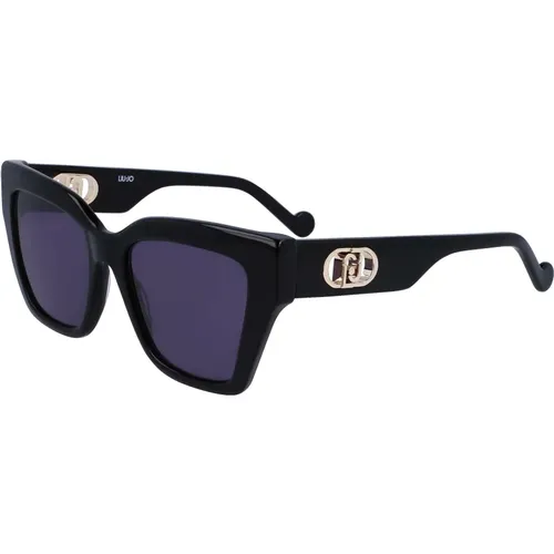 Dark Grey Sunglasses Lj777S , female, Sizes: 53 MM - Liu Jo - Modalova