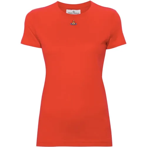 Rote Orb Logo T-shirts und Polos - Vivienne Westwood - Modalova