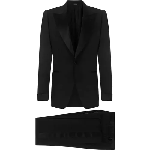 Mens Clothing Suits Noos , male, Sizes: L - Tom Ford - Modalova