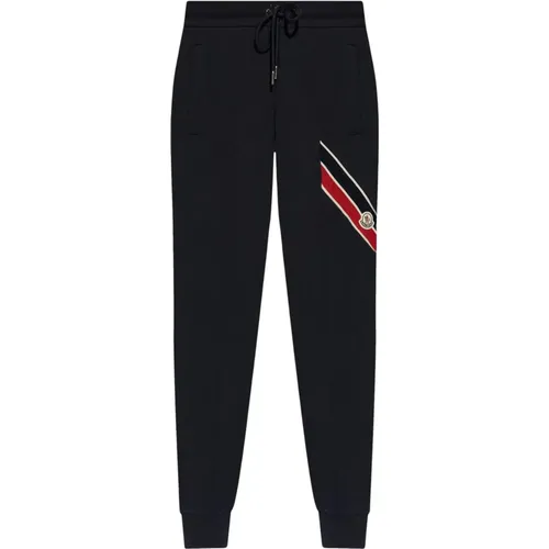 Logo Patch Jogging Trousers , male, Sizes: L - Moncler - Modalova