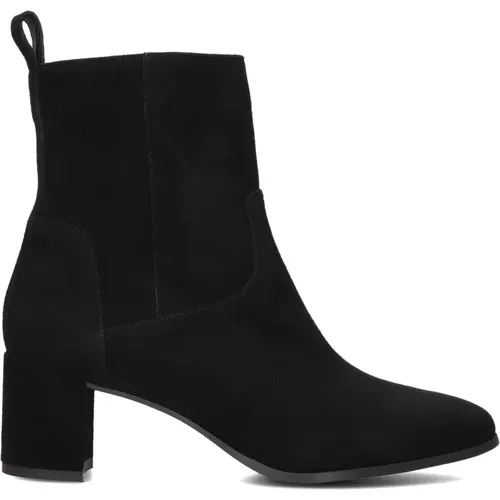 Schwarze Wildleder Stiefeletten 8543 , Damen, Größe: 39 EU - Lina Locchi - Modalova