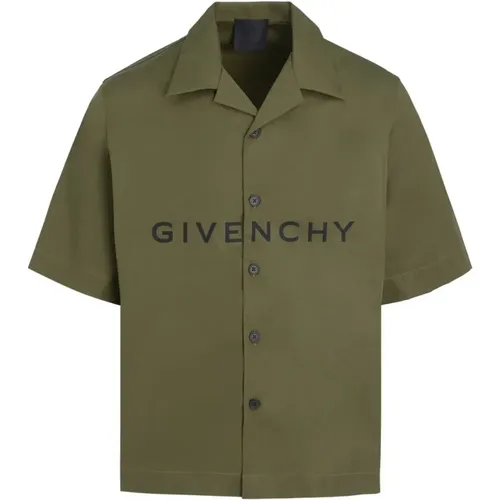 Boxy FIT Cuban Shirt , female, Sizes: L, M - Givenchy - Modalova