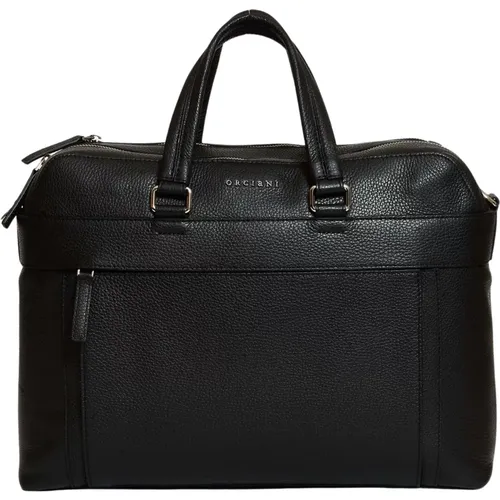 Men's Bags Handbag Nero Ss24 , male, Sizes: ONE SIZE - Orciani - Modalova