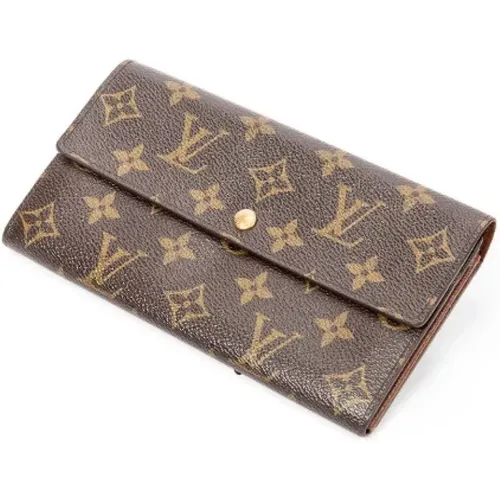 Pre-owned Coated canvas wallets , female, Sizes: ONE SIZE - Louis Vuitton Vintage - Modalova