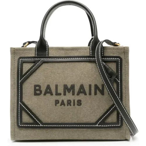 Embroidered Logo Tote Bag , female, Sizes: ONE SIZE - Balmain - Modalova