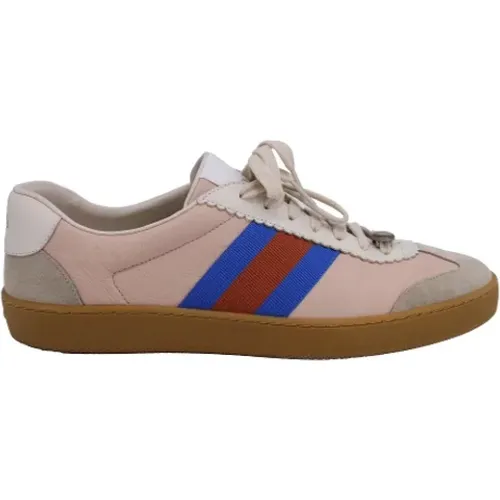 Pre-owned Leather sneakers , female, Sizes: 8 UK - Gucci Vintage - Modalova