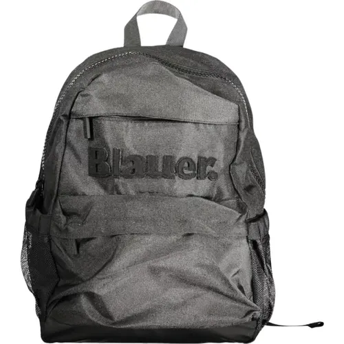 Polyester Backpack with Laptop Compartment , unisex, Sizes: ONE SIZE - Blauer - Modalova