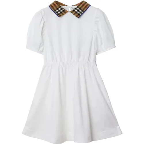 Weiße Sommerkleid für Mädchen - Burberry - Modalova