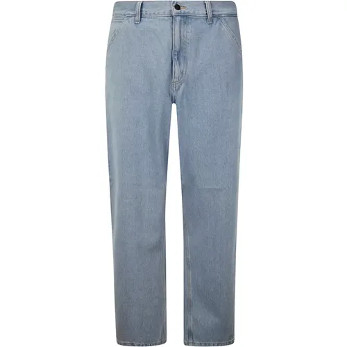 Hellblaue Wide Leg Jeans,Locker sitzende Arbeitskleidung Jeans - Carhartt WIP - Modalova