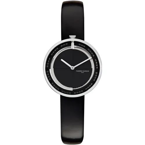 Moderne Schwarze Analog Damen Uhr , Damen, Größe: ONE Size - Pierre Cardin - Modalova