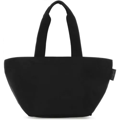 Stilvolle Schwarze Nylon-Handtasche , Damen, Größe: ONE Size - Hervé Chapelier - Modalova