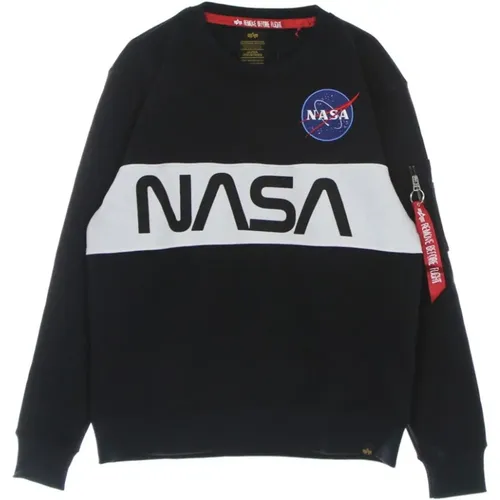 Nasa Crewneck Sweatshirt Blau - alpha industries - Modalova