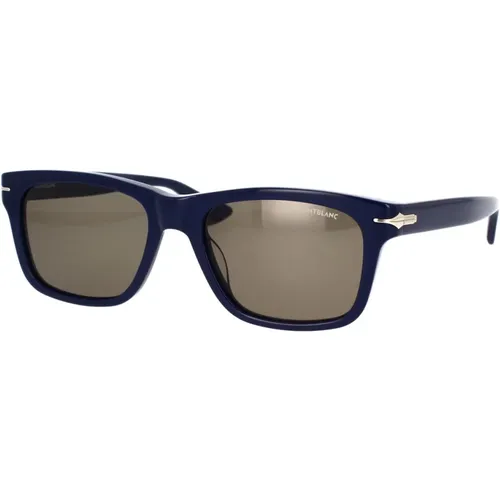 Sunglasses Mb0263S 004 , male, Sizes: 54 MM - Montblanc - Modalova