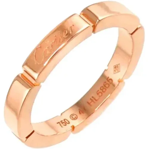 Pre-owned Rose Gold rings , female, Sizes: ONE SIZE - Cartier Vintage - Modalova