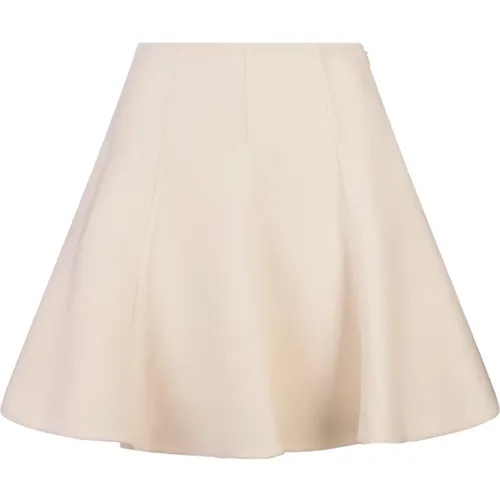 Flared Wool Short Skirt , female, Sizes: 2XS, S, M - Ermanno Scervino - Modalova