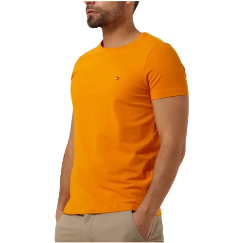 Herren Polo T-Shirts Stretch Slim Fit , Herren, Größe: XL - Tommy Hilfiger - Modalova
