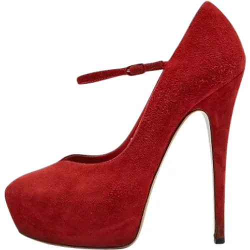 Pre-owned Wildleder heels , Damen, Größe: 36 EU - Casadei Pre-owned - Modalova
