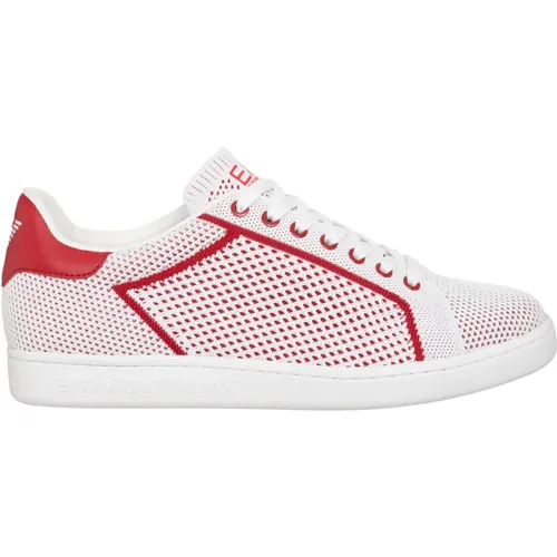 Colorful Lace Closure Sneakers , female, Sizes: 4 UK - Emporio Armani EA7 - Modalova