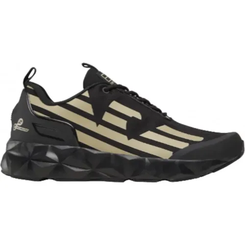 Sleek and sophisticated sneakers for men , male, Sizes: 5 UK, 7 UK - Emporio Armani EA7 - Modalova