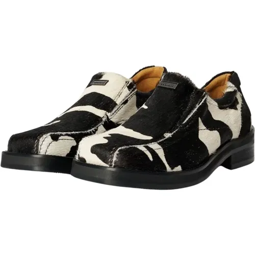 Pony Loafers mit Chunky Sole , Damen, Größe: 37 EU - Soulland - Modalova