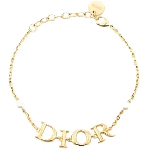 Pre-owned Metal bracelets , female, Sizes: ONE SIZE - Dior Vintage - Modalova