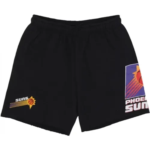 NBA Postgame Vintage Logo Fleece Shorts - Mitchell & Ness - Modalova