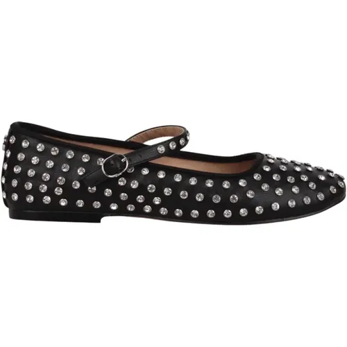 Rhinestone Mary Jane Ballerina Shoes , female, Sizes: 4 1/2 UK, 5 UK, 3 UK, 4 UK, 5 1/2 UK, 3 1/2 UK - Steve Madden - Modalova