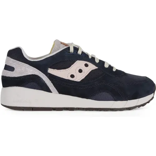 Leder- und Stoffturnschuhe Shadow 6000 , Herren, Größe: 44 EU - Saucony - Modalova