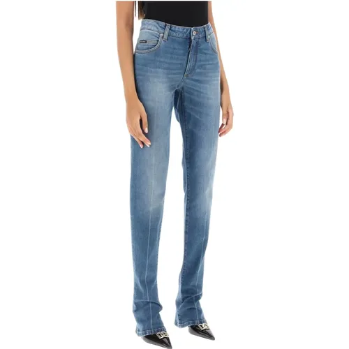 Jeans mit Trompetensaum,Slim Fit Trompetensaum Jeans - Dolce & Gabbana - Modalova