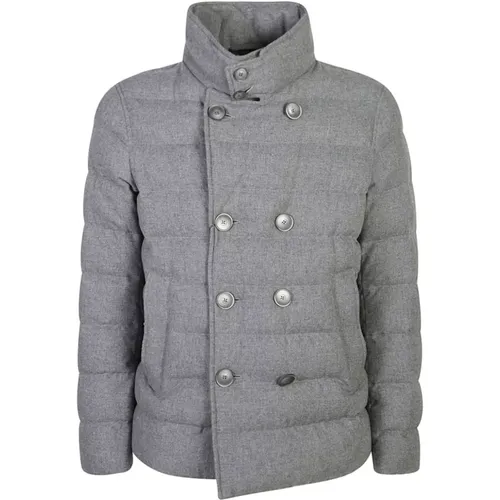 Grey Parka for Men Aw24 , male, Sizes: 2XL, L - Herno - Modalova