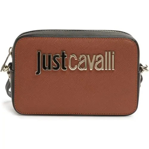 Braune Schultertasche für Frauen , Damen, Größe: ONE Size - Just Cavalli - Modalova