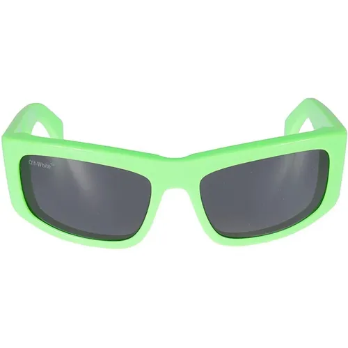 Stylische Sonnenbrille Upgrade , unisex, Größe: 61 MM - Off White - Modalova