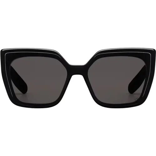 Moderne quadratische Sonnenbrille mit Cannage-Motiv - Dior - Modalova