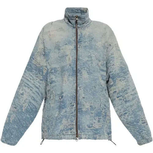 Denim Jacket Stylish Fashion , male, Sizes: M, L - Diesel - Modalova