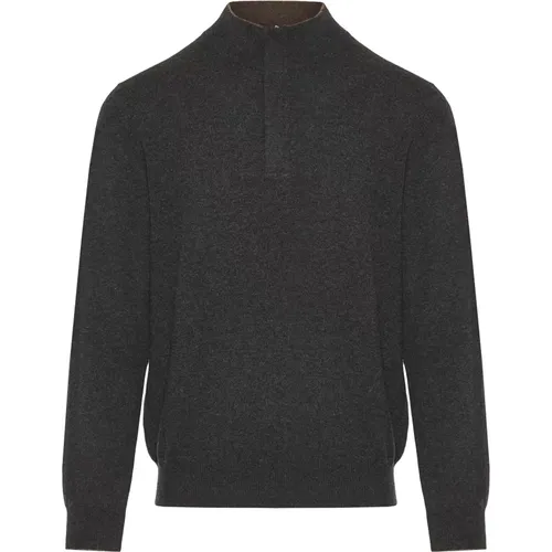 Luxuriöser Half-Zip Strick - Gran Sasso - Modalova