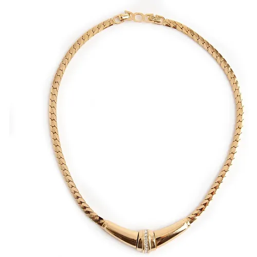 Pre-owned subtile necklace , female, Sizes: ONE SIZE - Dior Vintage - Modalova