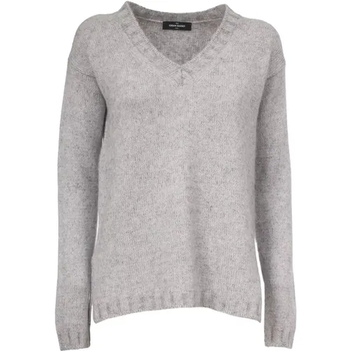 Womens Pure Cashmere Sweater , female, Sizes: XL, M, 2XL, S, L - Gran Sasso - Modalova