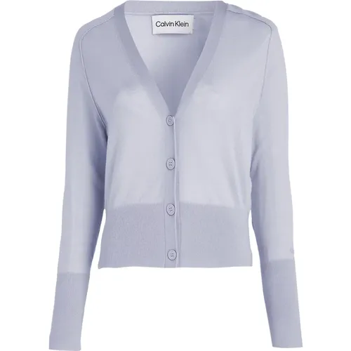 Stylish Cardigan , female, Sizes: XS - Calvin Klein - Modalova