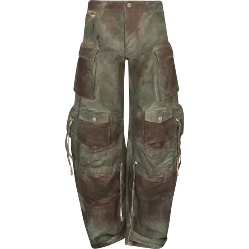 Grüne Camouflage Jeans für Frauen - The Attico - Modalova