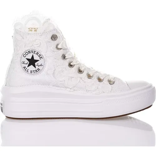 Handgemachte Weiße Sneakers für Frauen , Damen, Größe: 39 1/2 EU - Converse - Modalova