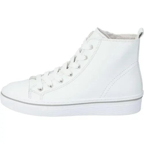 High Top Leder Sneaker mit Plateau-Sohle , Damen, Größe: 36 EU - Gabor - Modalova